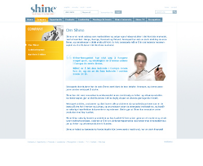 Shine Business - page Company